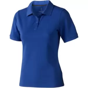 Elevate Calgary Short Sleeve Ladies Polo (XXL) (Blue)