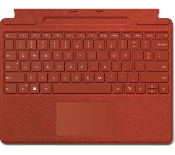 MICROSoft Surface Pro Signature Typecover - Alcantara Poppy Red, Red