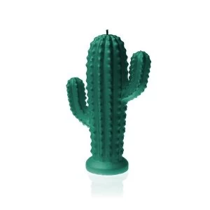 Turquoise Large Cactus Candle