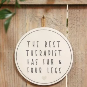 Best of Breed Wooden Plaque - Best Therapist