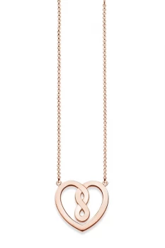 Ladies Thomas Sabo Sterling Silver Glam & Soul Infinity Heart Necklace KE1496-415-12-L42V