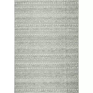 Homespace Direct - Brighton Indoor/Outdoor Rug Grey 80x150cm - Grey