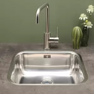 Colorado Single Bowl Kitchen Sink Waste Stainless Steel Undermount Inset - Reginox