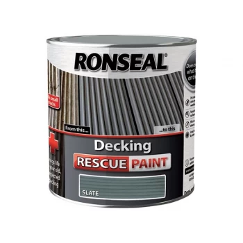 Ronseal Rescue Decking Paint - Slate 2.5L