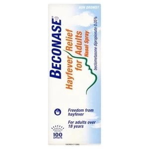 Beconase Hayfever Relief for Adults Nasal Spray 100 Sprays