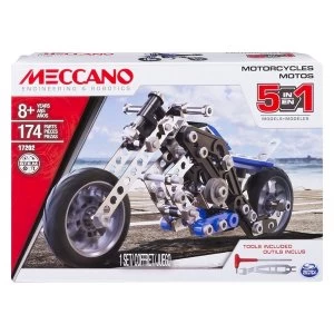 Meccano 5 Model Motorcycle Set