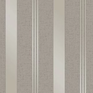 Fine Decor Fine Decor Quartz Stripe Wallpaper - Pewter