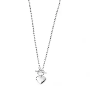 Beginnings Sterling Silver Heart Ball Chain Necklaces N4221