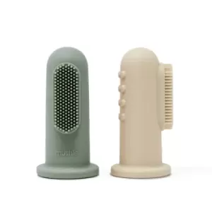 Mushie Silicone Finger Toothbrush 2 Pack
