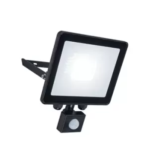 Lutec Tec30 30W Cool White LED Floodlight with PIR Sensor