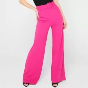 I Saw It First Belted Wide Leg Trousers - Pink