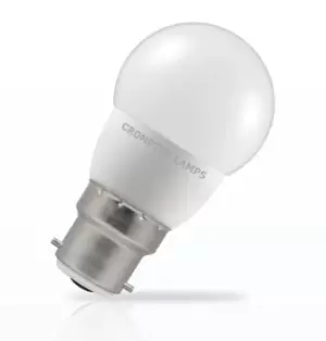 Crompton Lamps LED Golfball 5.5W B22 Dimmable Daylight Opal (40W Eqv)