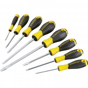 Stanley 8 Piece Essential Phillips and Slotted Screwdriver Set