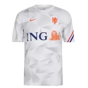 2020-2021 Holland Nike Pre-Match Training Shirt (White)