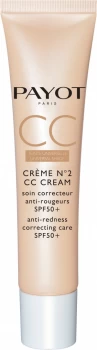 PAYOT Creme No. 2 CC Cream - Anti-Redness Correcting Care SPF50+ 40ml