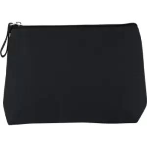 Kimood Cotton Canvas Toiletry Bag (One Size) (Black)
