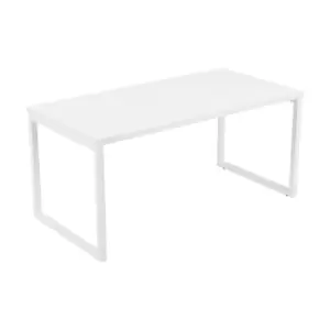Picnic Low Table 1600 - Ice White Top and White Legs