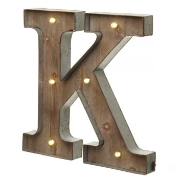 K With LED Letter By Heaven Sends