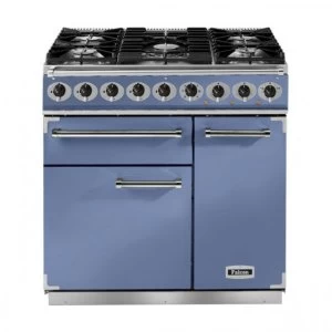 Falcon F900DXDFCANG 80830 90cm Deluxe Dual Fuel Range Cooker - China Blue