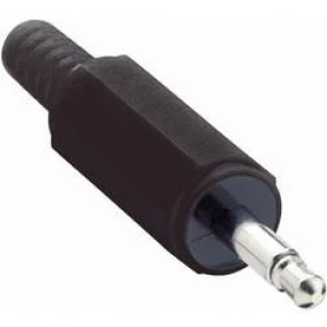 3.5mm audio jack Plug straight Number of pins 2 Mono Black Lumberg 153206