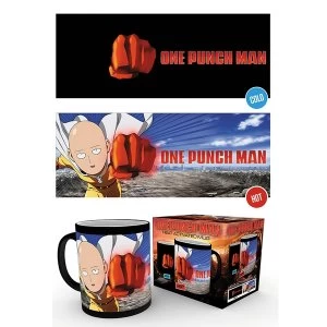 One Punch Man Saitama Heat Change Mug