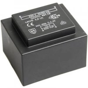 PCB mount transformer 1 x 230 V 1 x 15 V AC 4.80 VA 320 mA