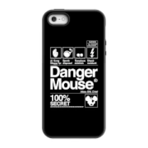 Danger Mouse 100% Secret Phone Case for iPhone and Android - iPhone 5/5s - Tough Case - Gloss