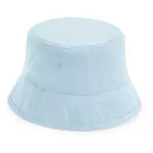 Beechfield Childrens/Kids Organic Cotton Bucket Hat (M-L) (Powder Blue)
