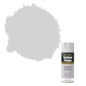 Rust-Oleum Grey Matt Finish Surface Primer Spray Paint 400ml