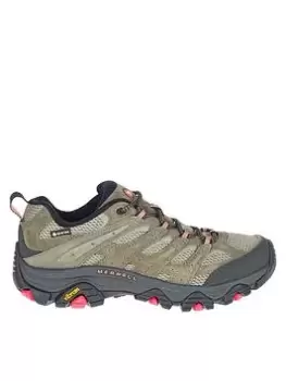 Merrell Womens Moab 3 Gore-Tex Hiking Shoes - Green, Size 4, Women