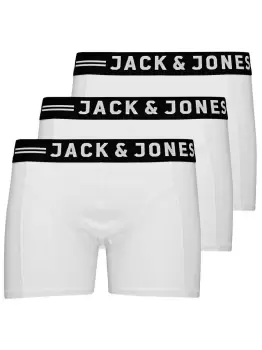 JACK & JONES 3-pack Trunks Men White