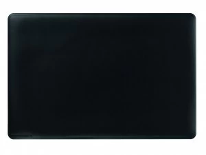 Durable Black Desk Mat With Contoured Edges 400x530mm 710201