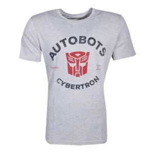 Hasbro - Transformers Autobots Cybertron Mens X-Large T-Shirt - Grey