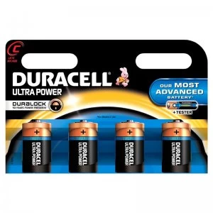Duracell Ultra Power C Batteries - 4 Pack