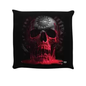 Spiral Bleeding Souls Filled Cushion (One Size) (Black/Red)