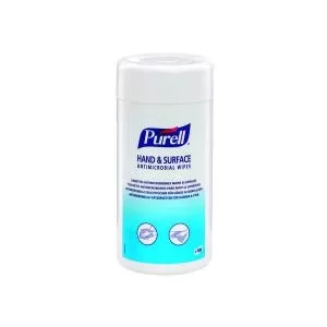 Purell HandSurface Antimicrobial Wipes Tub Pack of 100 92100-12-EEU