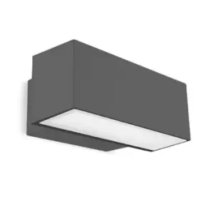 Afrodita LED Outdoor Large Wall Light Grey IP65