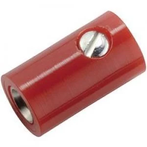 Mini jack socket Socket straight Pin diameter 2.6mm Red