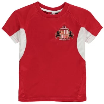 Source Lab Sunderland AFC Poly T Shirt Junior Boys - Red