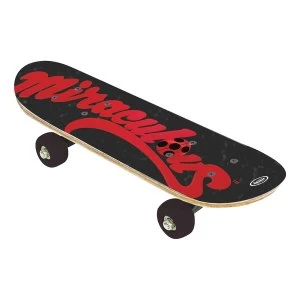 Miraculous Childrens Ladybug - Childrens 17-inch Wood Mini Skateboard Cruiser Skateboard, Three Years and Above,...