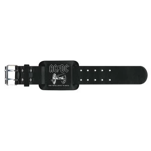 AC/DC - For Those About To Rock Leather Wrist Strap