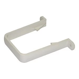FloPlast RCS1W Square Line Downpipe Pipe Clip - White 68mm