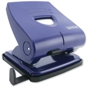 Rapesco 827P ABS-top 2 Hole Punch Blue 30 Sheets