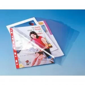 Esselte Quality Folder A4, glass clear, 0.08mm Polypropylene Pack 100