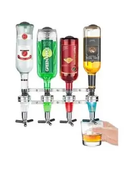 4 Bottle Wall Mounted Drinks Dispenser, One Colour, Women