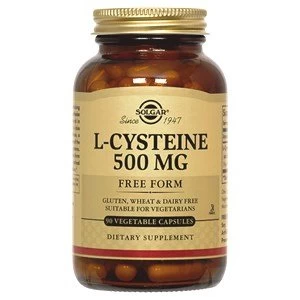 Solgar L Cysteine 500 mg Vegetable Capsules 30 Capsules