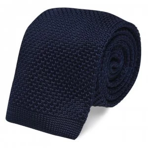 Twisted Tailor Knitted Tie - Navy