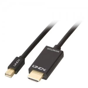 Lindy 36929 cable interface/gender adapter Mini Diplayport HDMI Black