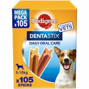Pedigree Dentastix Small Dog Chews 105pk