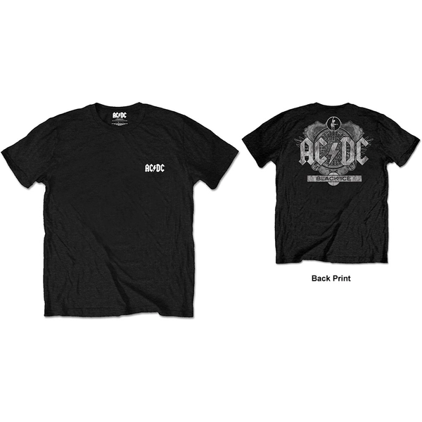 AC/DC - Black Ice Mens Medium T-Shirt - Black